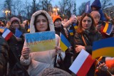 W Częstochowie zorganizowano wiec solidarności z Ukrainą. Na placu Biegańskiego wybrzmiały dwa hymny