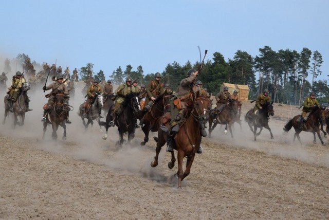 Inscenizacja szarży ułańskiej pod Krojantami (2.09.2018)