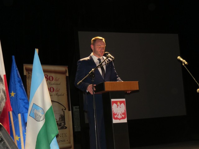 Marcin Zajączkowski, przewodniczący rady miejskiej zorganizował uroczystą sesję w 125-letnim Teatrze Letnim
