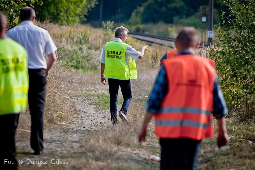 Zakaz wstępu w miejsce, gdzie może stać "złoty pociąg"