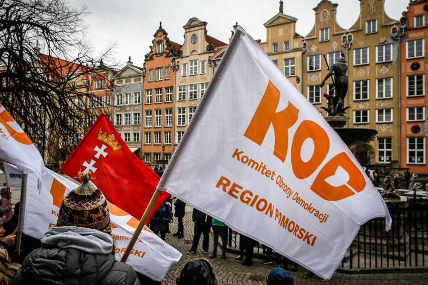 Protest w Gdańsku pod hasłem: "Wolontariat Niewinny"