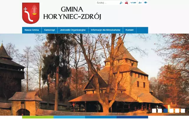 Jako dobry przykład wykorzystania architektury drewnianej w promocji regionu wskazano witrynę gminy Horyniec – Zdrój.