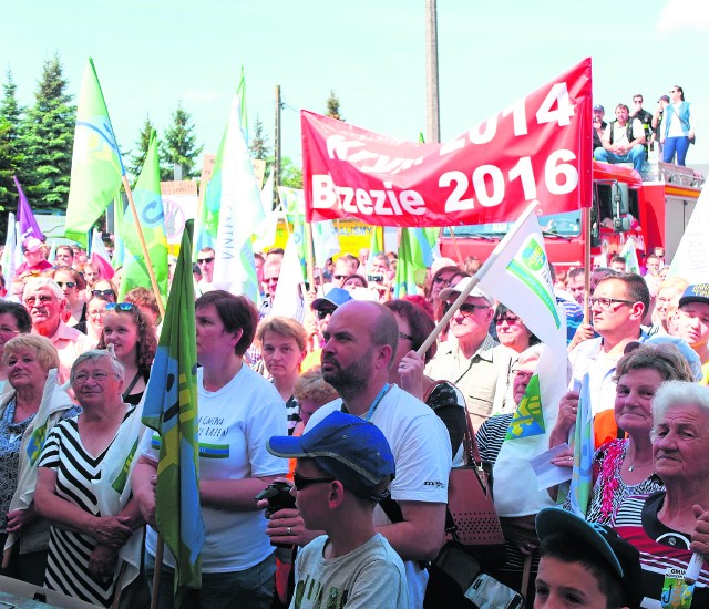 Ostatnia manifestacja przeciwników powiększenia Opola o sąsiednie wsie odbyła się w Dobrzeniu Wielkim.