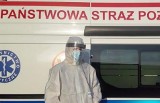 15 wielkopolskich strażaków zaczęło pracę w szpitalu tymczasowym na targach. Będą opiekować się pacjentami