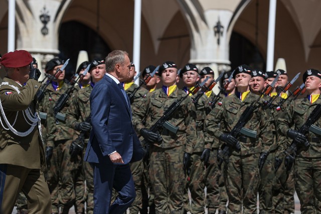 Premier Donald Tusk przedstawił w sobotę założenia planu obrony i odstraszania „Tarcza Wschód”.