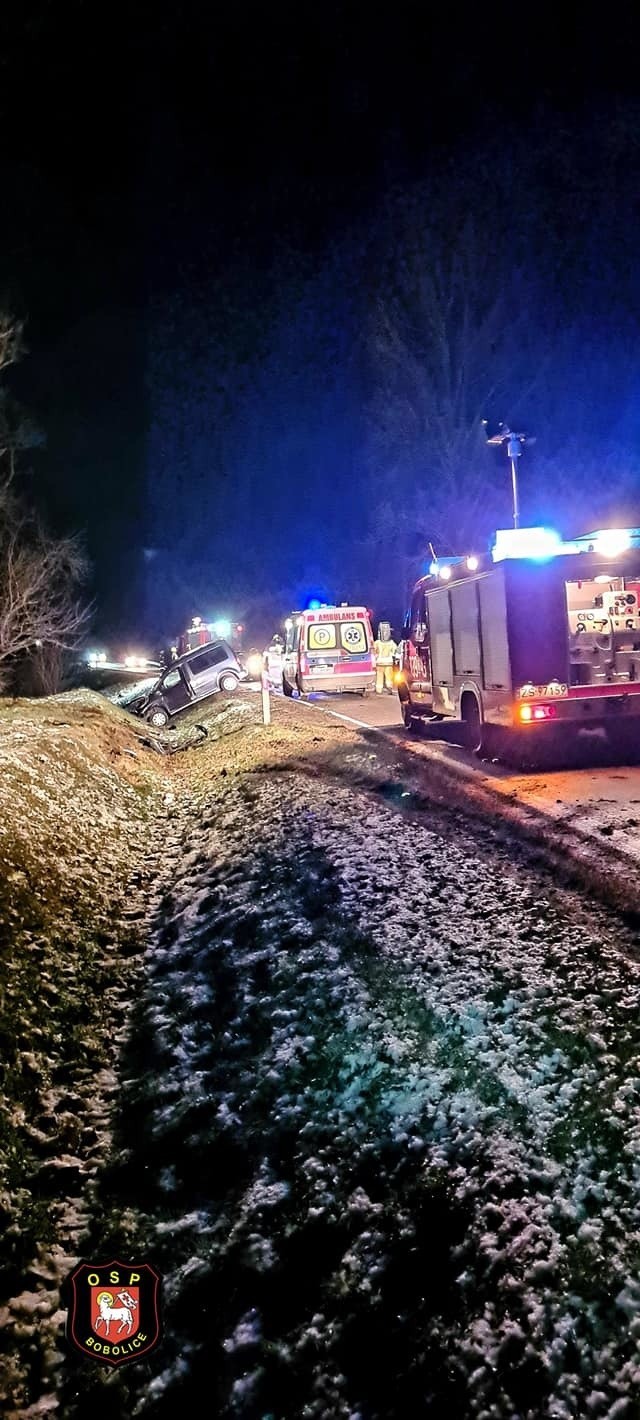 Wypadek na trasie Bobolice - Wierzchowo