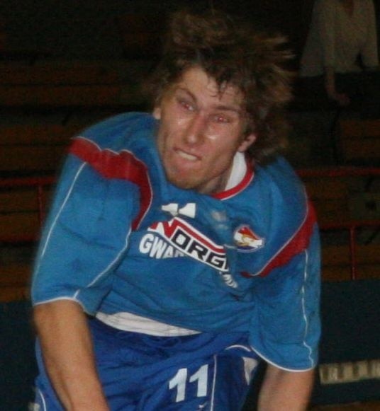 Krzysztof Bujak zdobył 9 bramek dla Gwardii Opole.