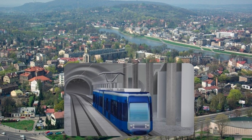 Nowa wizja jest taka, by powstała linia tramwajowa łącząca...