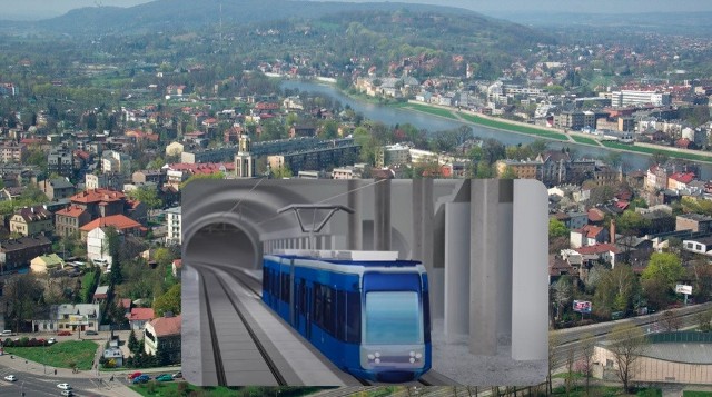 Nowa wizja jest taka, by powstała linia tramwajowa łącząca Ruczaj albo Dębniki z rejonem Cichego Kącika. Od ul. Zielińskiego w kierunku ul. Piastowskiej trasa przebiegałaby w tunelu.