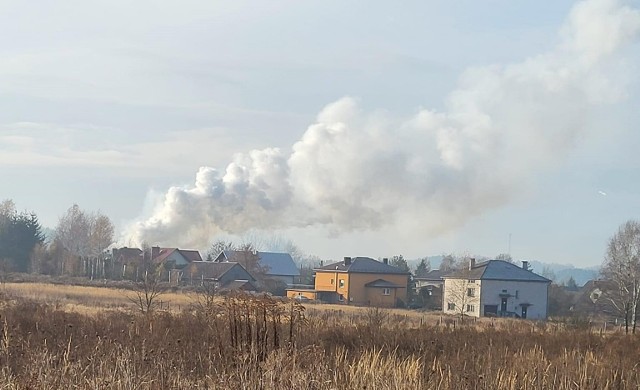 Pożar domu jednorodzinnego w Ryczówku (21.11.2022)