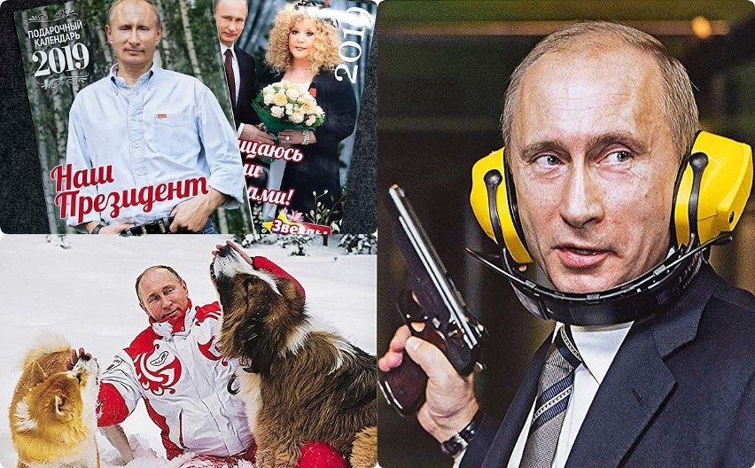 Rosja: Kalendarz na 2019 rok z Władimirem Putinem.