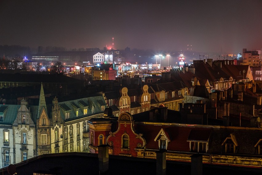 Zabrze nocą