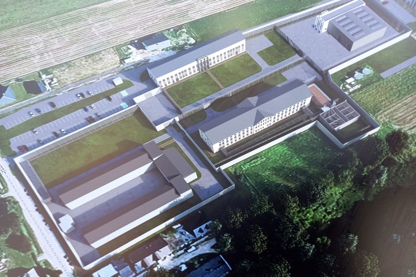 Rusza budowa kompleksu penitencjarnego w Chmielowie. To będzie najnowocześniejszy zakład karny w Polsce, a może i w Europie [WIZUALIZACJE]