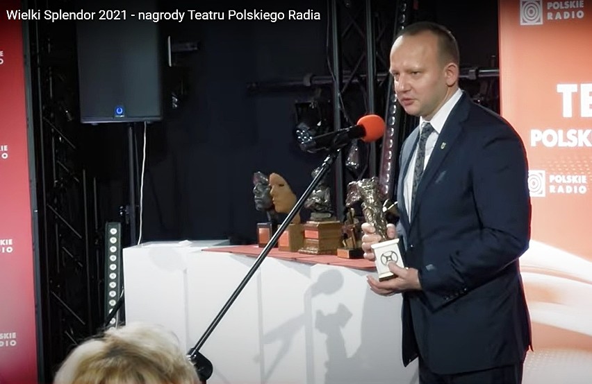 Burmistrz Baranowa Sandomierskiego z nagrodą Teatru Polskiego Radia. Marek Mazur laureatem Honorowego Wielkiego Splendora 2021