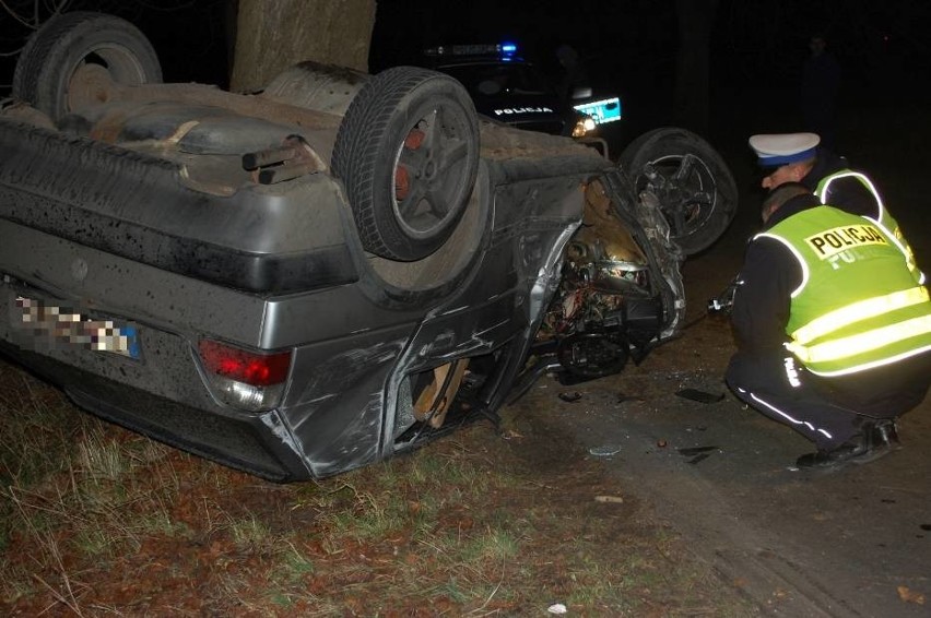 Wypadek między Połczynem a Darzlubiem.