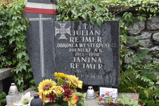 Grób Juliana Rejmera na Cmentarzu Starym w Kielcach