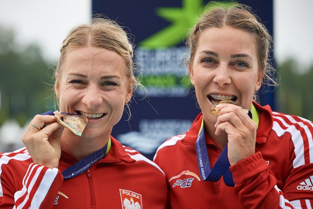 Tak Karolina Naja i Anna Puławska cieszyły się ze zwycięstwa w wyścigu na 500 m na ME w Monachium
