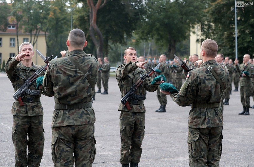 Przysięga elewów w Szczecinie.