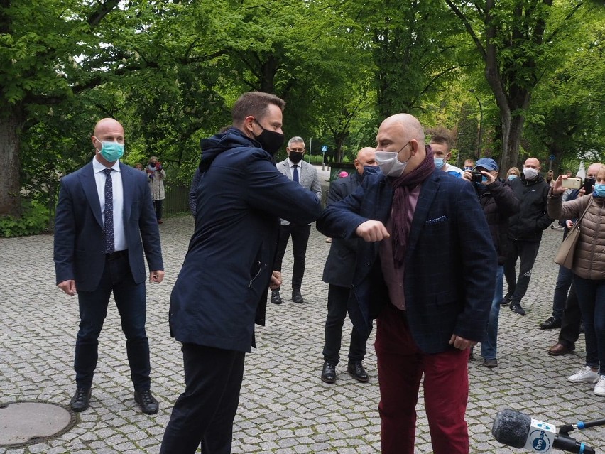 Prezydent Warszawy Rafał Trzaskowski z wizytą w Koszalinie [wideo, zdjęcia]