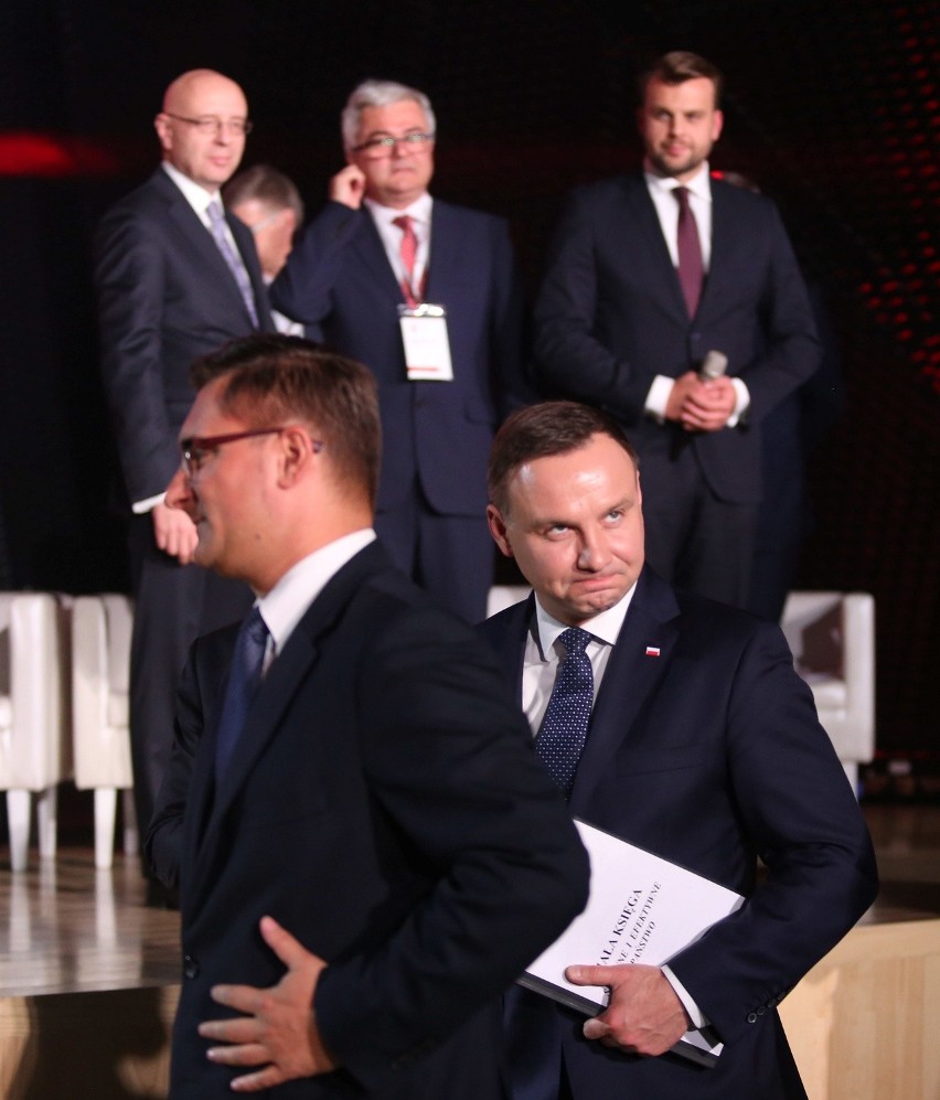 Prezydent Andrzej Duda w Katowicach