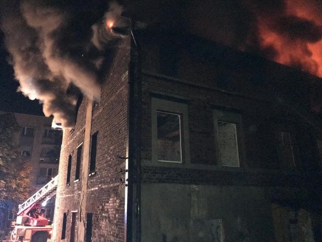 Pożar w Rudzie Śląskiej przy ulicy Kazimierza