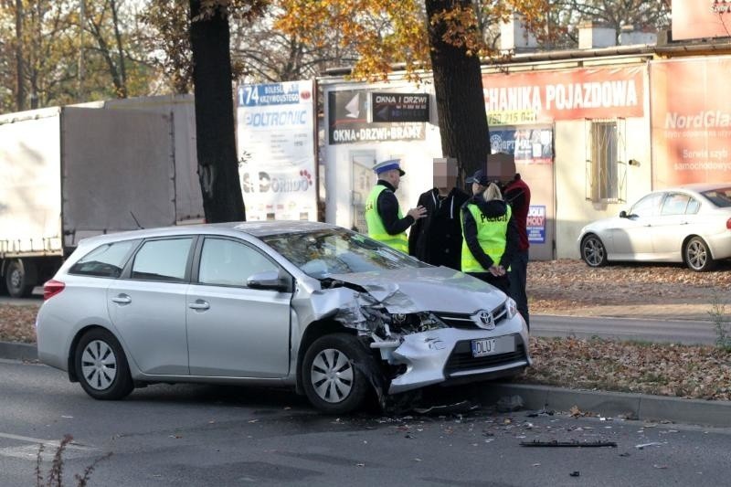 Wypadek na Krzywoustego, Wrocław, 04.11.2015