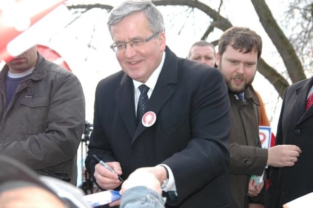 Prezydent Bronisław Komorowski odwiedził Zbąszyń [ZDJĘCIA]