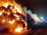 Śląskie. Pożar stogu słomy w miejscowości Wieszowa - Konary. Walczyło 14 zastępów JRG i OSP