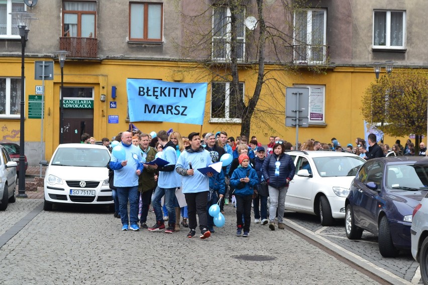 Sosnowiec: ulicami miasta przeszedł Błękitny Marsz [ZDJĘCIA]