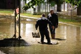 Oberwanie chmury nad Gorzowem. Woda zalała ulice, piwnice i garaże