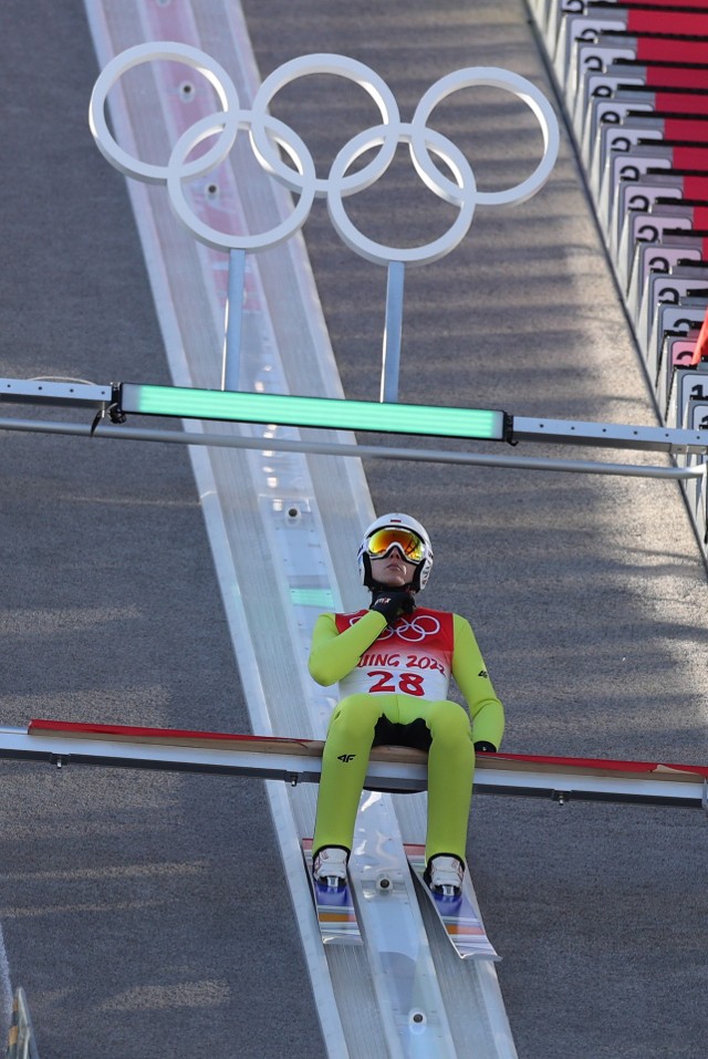 Dawid Kubacki na olimpijskiej skoczni