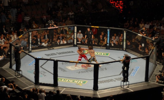 Walki podczas gal UFC prowadzone są w octagonie