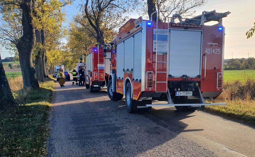 Na drodze w kierunku Rąbina samochód osobowy uderzył w...