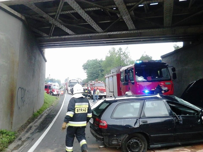 Wypadek w Siołkowej.