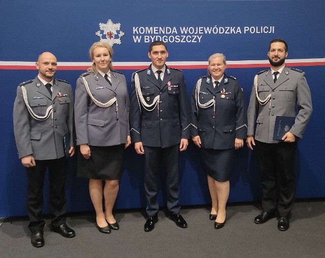 Policjanci z Komendy Powiatowej Policji w Tucholi mianowani na wyższy stopień służbow