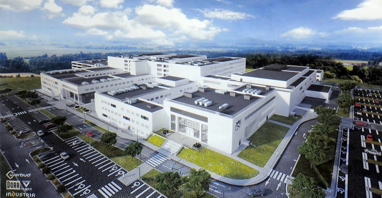 Wizualizacja nowego szpitala w Prokocimiu