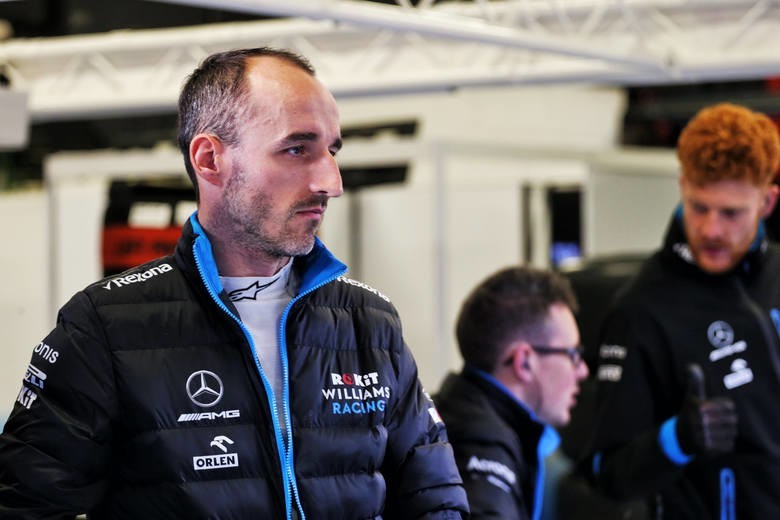 Na zdjęciu: Robert Kubica. Testy Formuły 1 2019. Roberta...