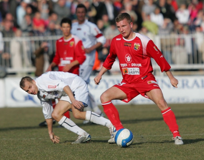 Odra Wodzisław przez 14 sezonów grała w piłkarskiej...