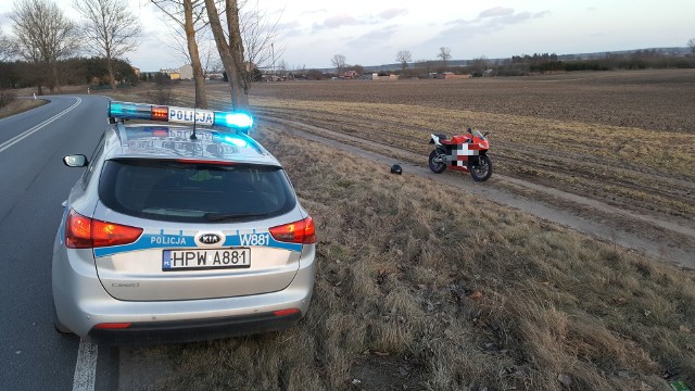 Policja na miejscu zdarzenia