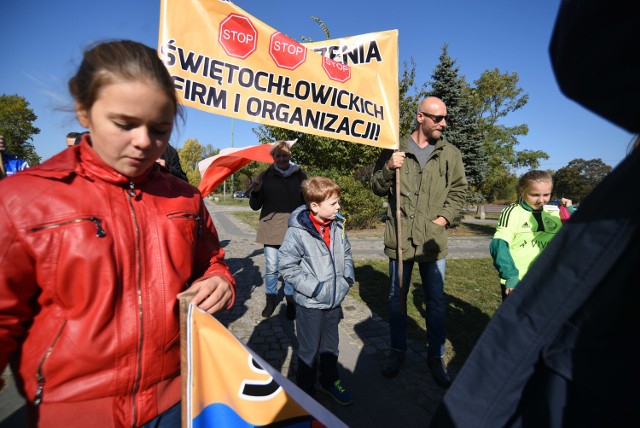 Marsz przeciw władzy w Świętochłowicach