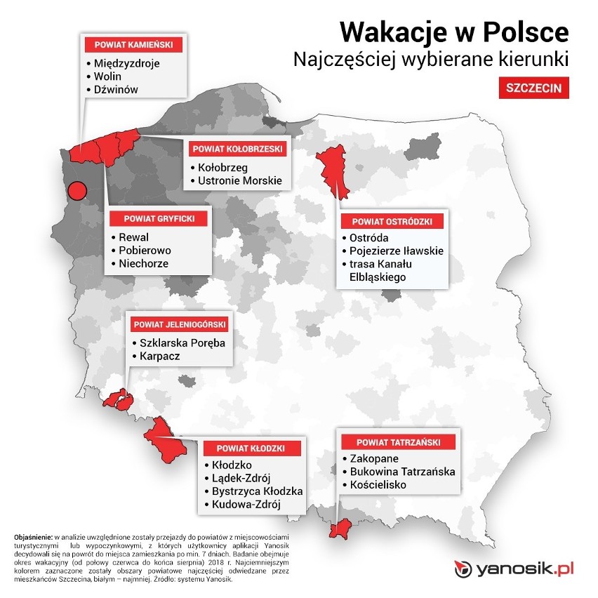 W góry, na Mazury czy nad Morze Bałtyckie? Jaki kierunek...