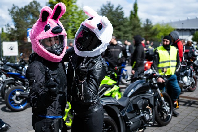 Tak wyglądało tegoroczne motocyklowe wypędzanie zimy z Torunia.