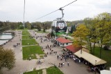 Kolej Linowa „Elka” w Chorzowie ruszyła na majówkę. Ponownie można oglądać z góry panoramę Parku Śląskiego