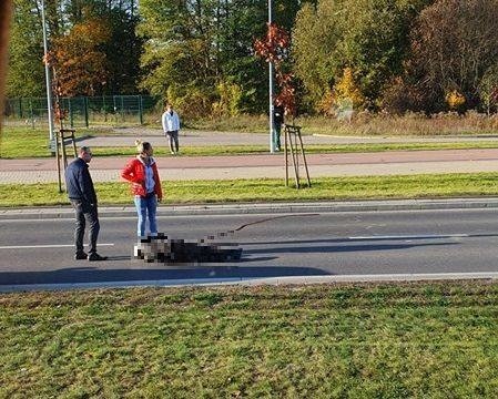 Białystok. Groźny wypadek na wylotówce z miasta. Motocyklista zmarł w szpitalu [ZDJĘCIA]