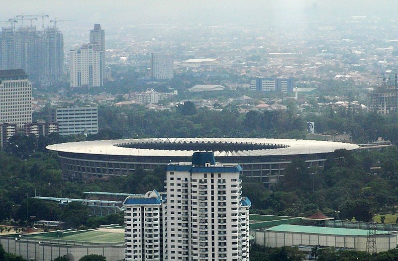 #8 Gelora Bung Karno Stadium może pomieścić 88 306 osób. Na...