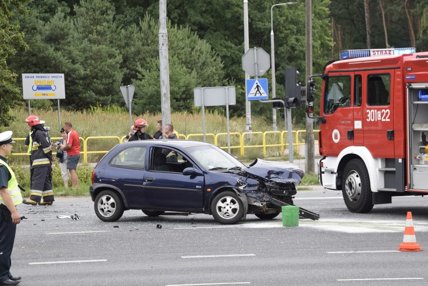 Wypadek na skrzyżowaniu Armii Krajowej i Zamczysko