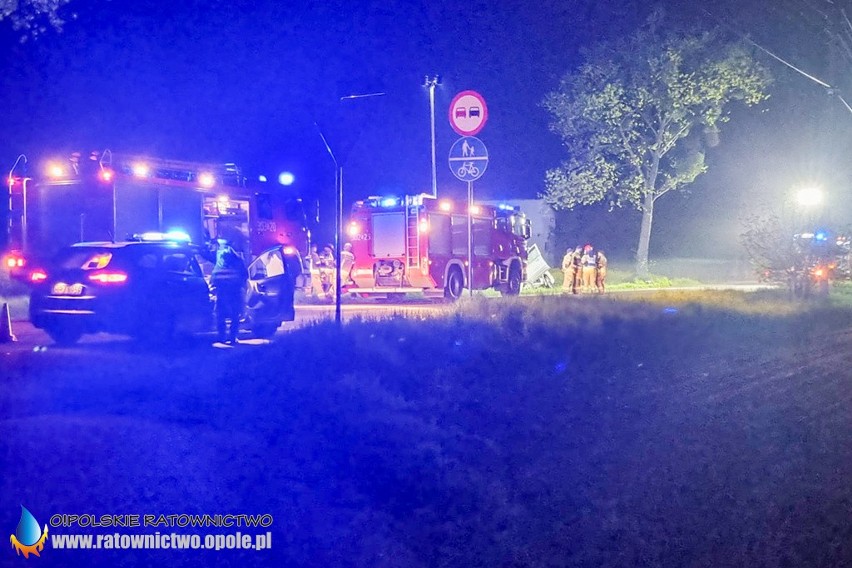 Tragiczny wypadek w Opolu. Kierowca zginął na miejscu