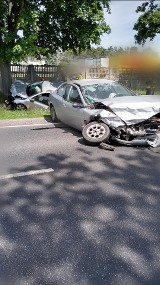 Spławie: Zderzenie dwóch samochodów osobowych. Jedna osoba poszkodowana w wypadku