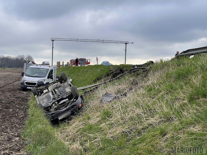 Wypadek na obwodnicy Opola.