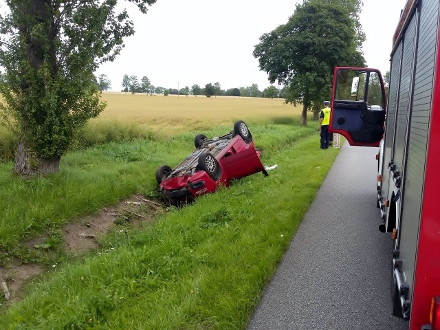 Do groźnie wyglądającego zdarzenia doszło w niedzielę wczesnym popołudniem na krajowej 6 w Domaradzu.